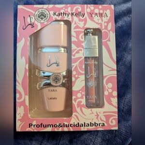 NEW Yara Perfume & Lip Gloss Set